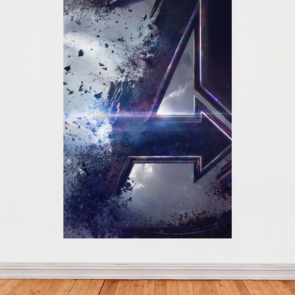 Affiche Avengers Endgame – Poster du logo iconique en désintégration