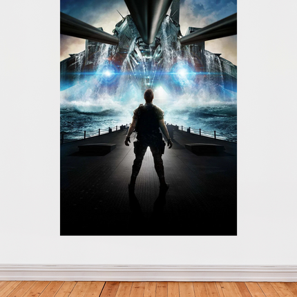 « Battleship » – Affiche de science-fiction militaire (2012)