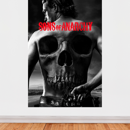 « Sons of Anarchy » – Affiche culte noir & blanc au style biker
