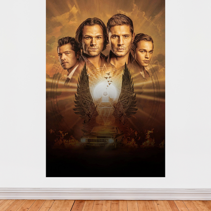 « Supernatural » – Affiche épique des frères Winchester