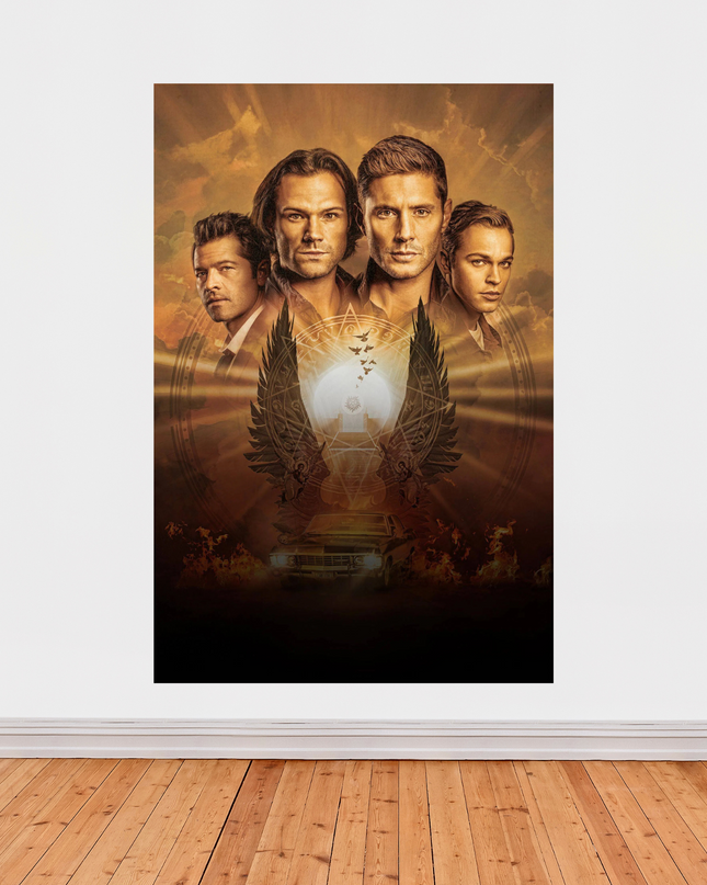 « Supernatural » – Affiche épique des frères Winchester