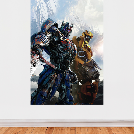 « Transformers » – Affiche explosive avec Optimus & Bumblebee