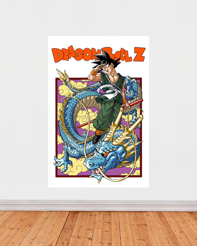 « Dragon Ball Z » – Goku & Shenron style estampe japonaise
