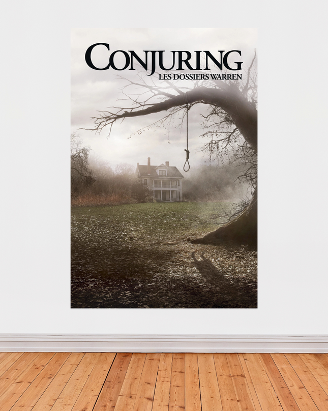 « Conjuring : Les Dossiers Warren » – Affiche officielle du film d’horreur culte