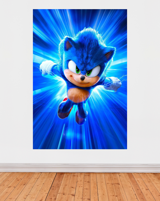 « Sonic the Hedgehog » – Affiche officielle du film culte SEGA