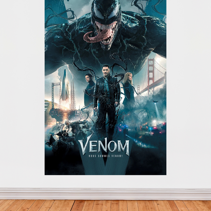 Affiche « Venom » – Poster officiel du film Marvel (2018)