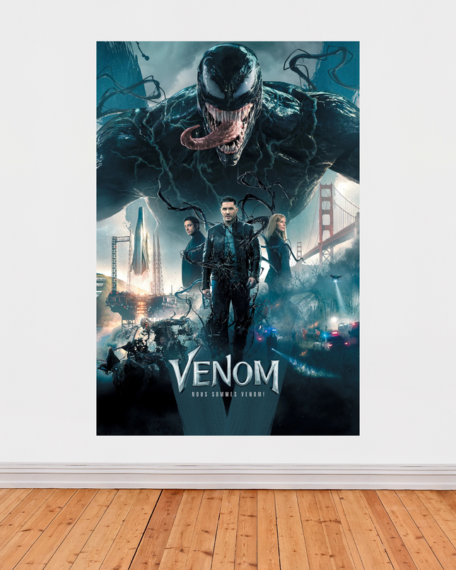 Affiche « Venom » – Poster officiel du film Marvel (2018)