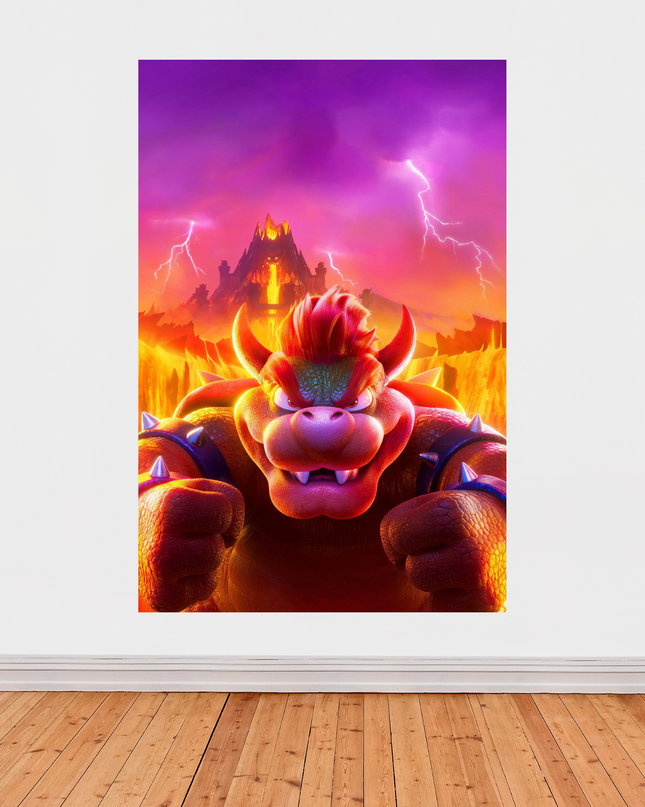 Affiche « Bowser » – Poster officiel Super Mario Bros. Le Film (2023)