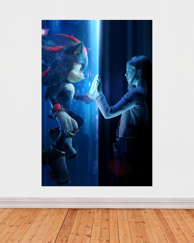 Affiche « Sonic – Réalité parallèle » – Poster stylisé inspiré de l’univers Sonic