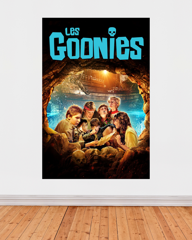 Affiche « Les Goonies » – Poster vintage du film culte d’aventure (1985)