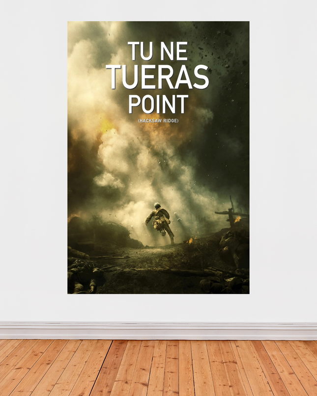 Affiche « Tu ne tueras point » – Film de guerre poignant (Hacksaw Ridge)