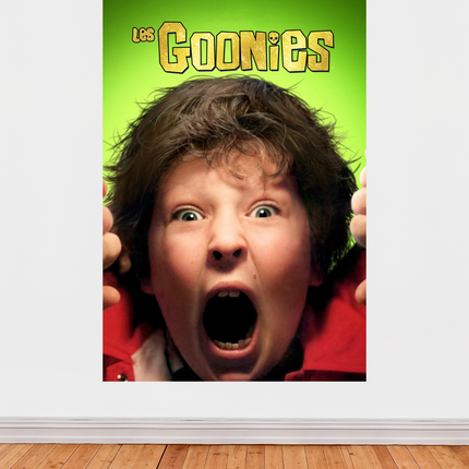 « Les Goonies » – Affiche culte années 80 en hommage à Choco
