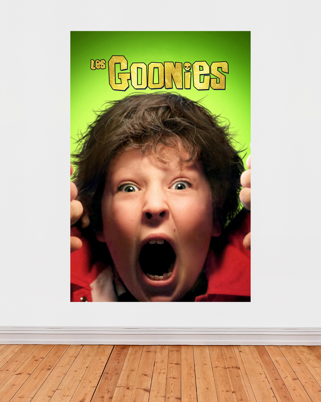 « Les Goonies » – Affiche culte années 80 en hommage à Choco