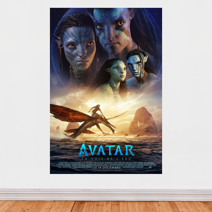 Affiche « Avatar : La Voie de l’Eau » – Film épique de James Cameron (2022)