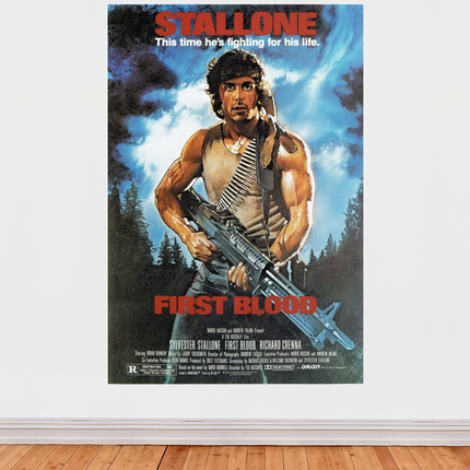 « First Blood » (1982) – Affiche cinéma officielle
