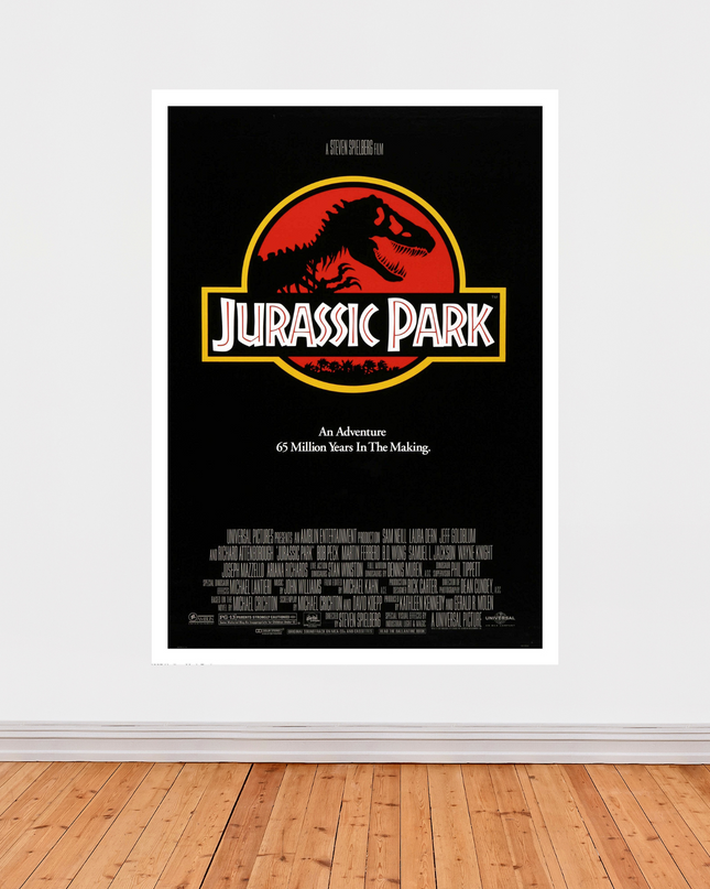 « Jurassic Park » – Affiche cinéma culte (1993) – L’aventure préhistorique