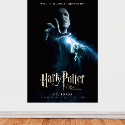 Affiche « Harry Potter et l’Ordre du Phénix » – Voldemort menace (2007)