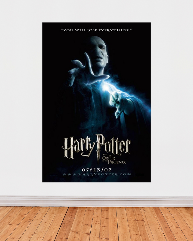 Affiche « Harry Potter et l’Ordre du Phénix » – Voldemort menace (2007)