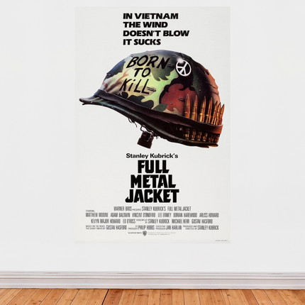 « Full Metal Jacket » – Affiche cinéma culte (1987) – Guerre du Vietnam