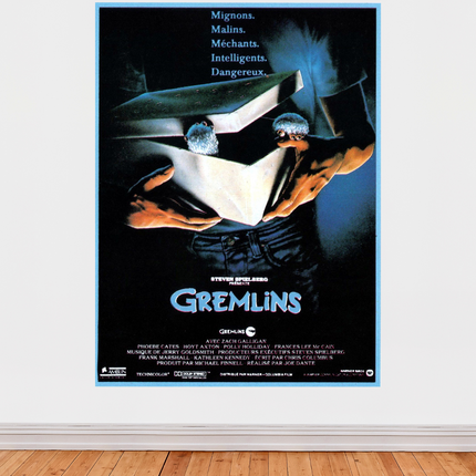 Affiche « Gremlins » – Mignons, malins… et dangereux (1984)