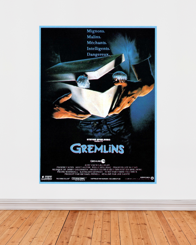 Affiche « Gremlins » – Mignons, malins… et dangereux (1984)