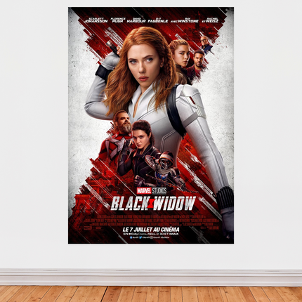 Affiche « Black Widow » – Marvel Studios, action et espionnage (2021)