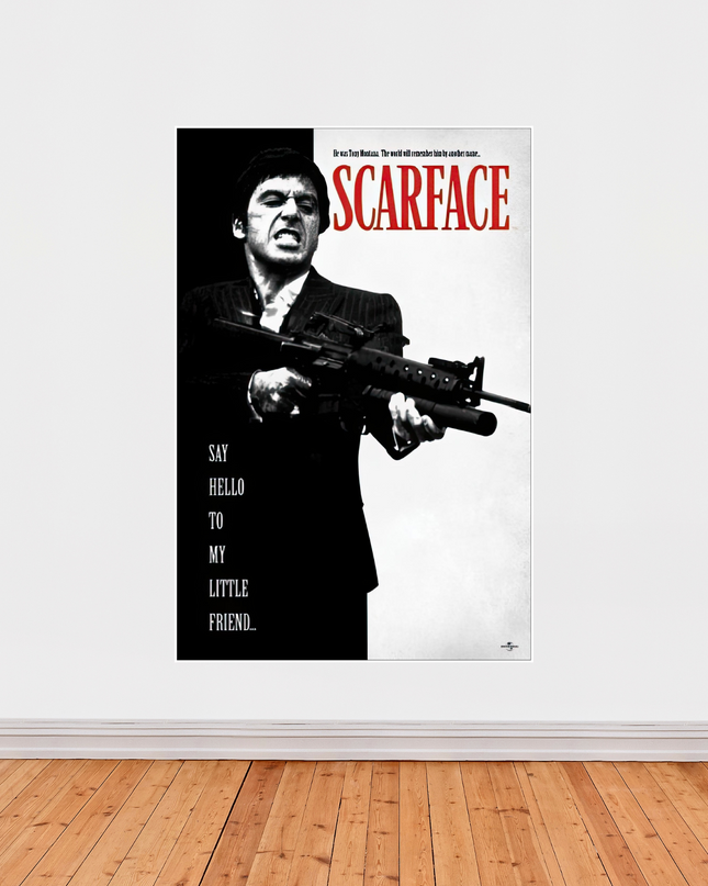 « Scarface » – Affiche culte cinéma (1983)