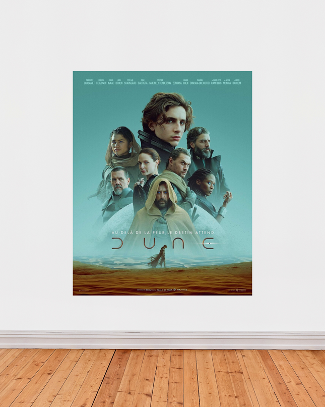 Affiche « Dune » – Au-delà de la peur, le destin attend (2021)