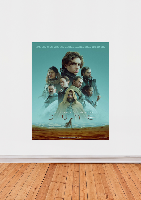 Affiche « Dune » – Au-delà de la peur, le destin attend (2021)