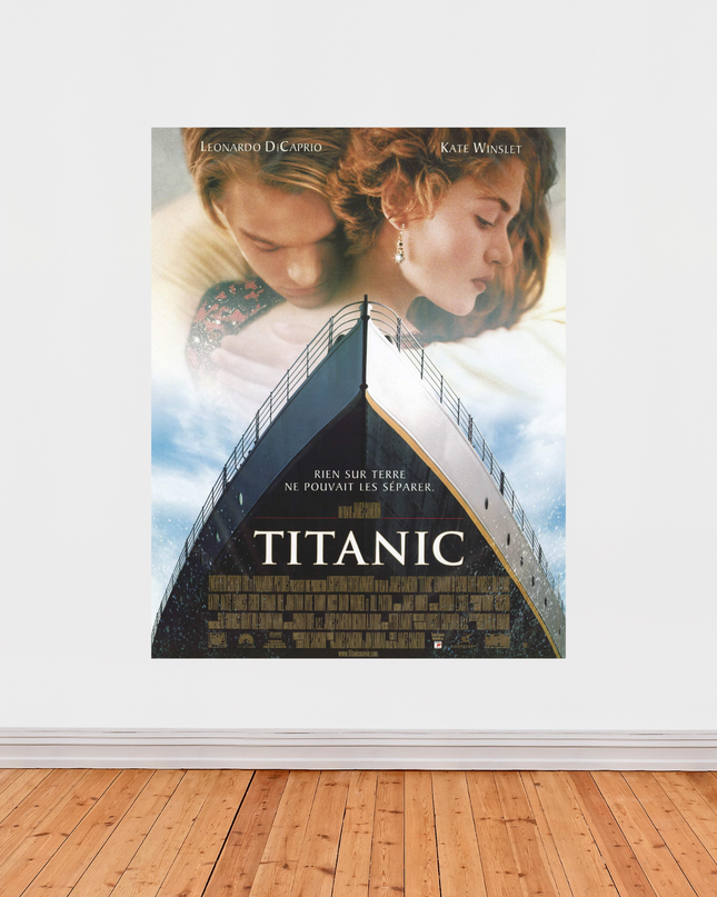 Affiche « Titanic » – Film romantique et dramatique culte (1997)