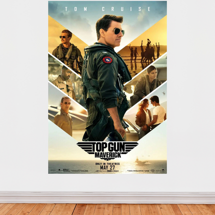 Modèle Affiche (Copie)Affiche « Top Gun : Maverick » – Film d’action culte avec Tom Cruise (2022)