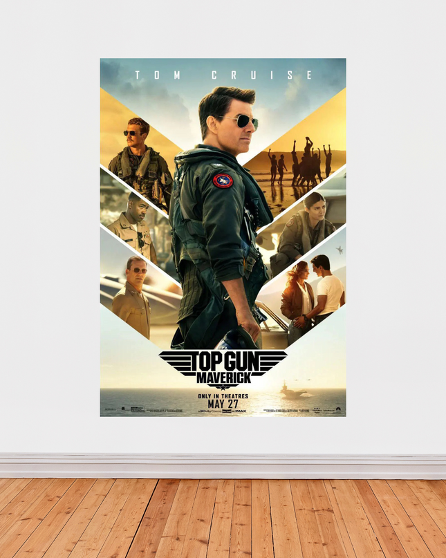 Modèle Affiche (Copie)Affiche « Top Gun : Maverick » – Film d’action culte avec Tom Cruise (2022)