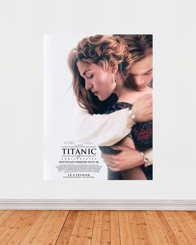 « Titanic » – Affiche cinéma culte (1997) – Édition 25e anniversaire