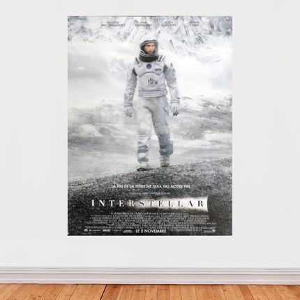 « Interstellar » – Affiche cinéma culte de Christopher Nolan (2014)