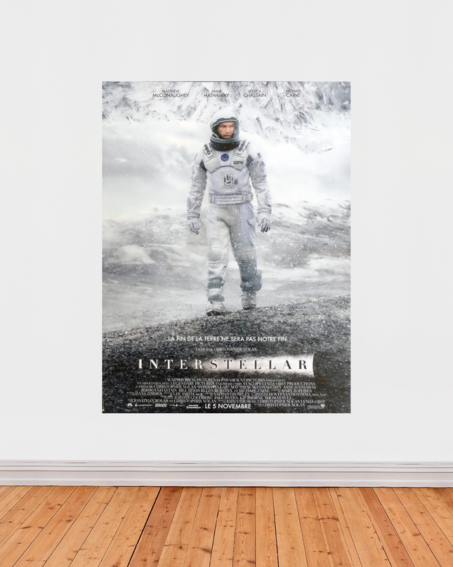 « Interstellar » – Affiche cinéma culte de Christopher Nolan (2014)