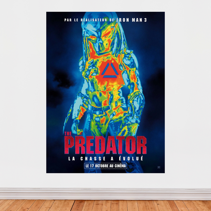 « The Predator » – Affiche cinéma science-fiction action (2018)