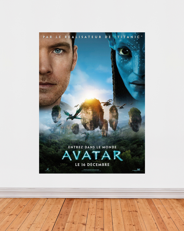 Affiche « Avatar » – Film culte de James Cameron (2009)
