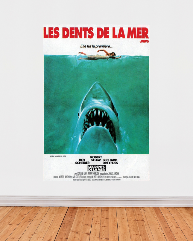 « Les Dents de la Mer » – Affiche française culte (1975)