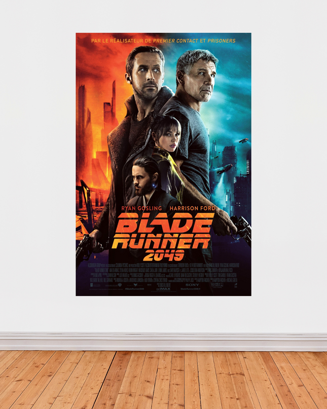 « Blade Runner 2049 » – Affiche officielle avec Ryan Gosling & Harrison Ford (2017)