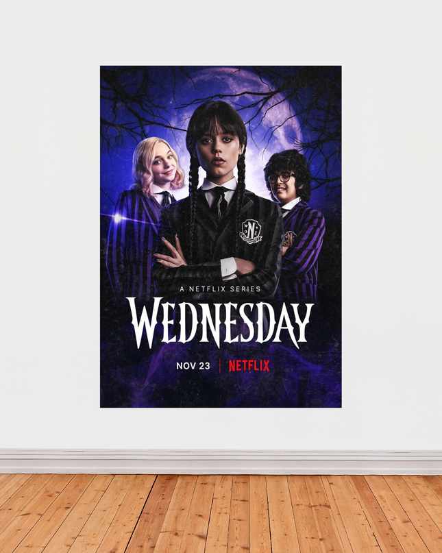 « Wednesday » – Série Netflix – Affiche officielle (2022)