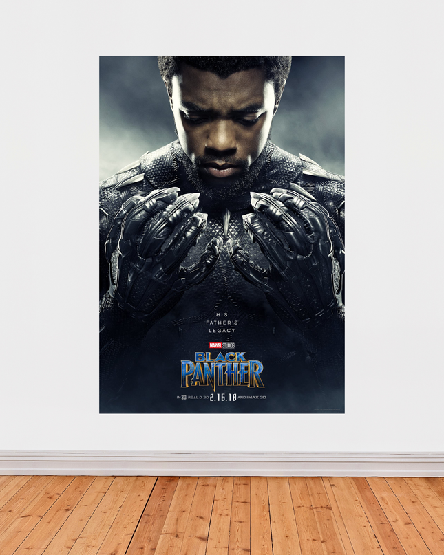 « Black Panther » – Affiche officielle Marvel Studios (2018) – Chadwick Boseman