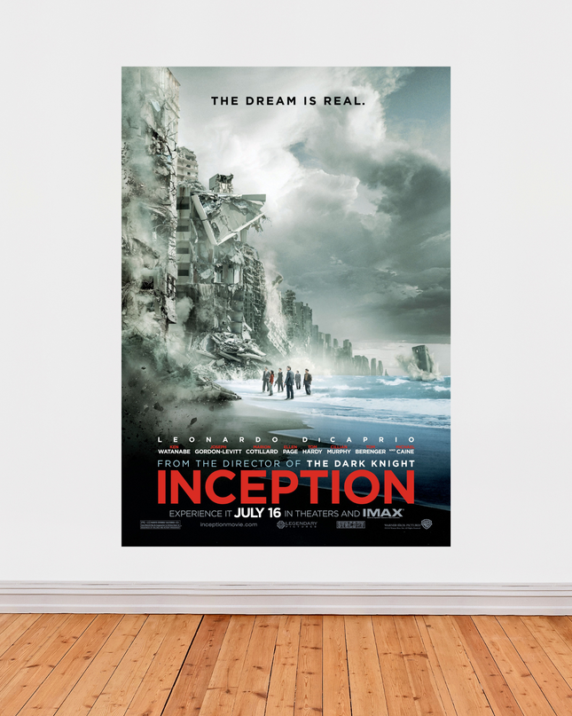 « Inception » – Affiche officielle du film culte de Christopher Nolan