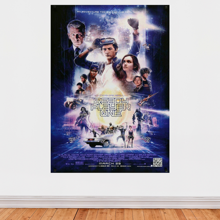Affiche « Ready Player One » – Film de Steven Spielberg (2018) – Univers virtuel et rétro-gaming