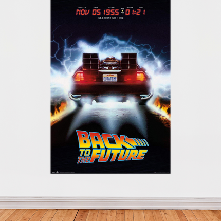 « Retour vers le futur » – Affiche culte cinéma (1985)