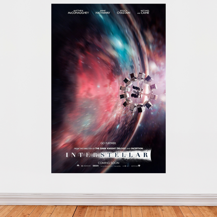Affiche « Interstellar » – Film de Christopher Nolan (2014) – Épopée spatiale