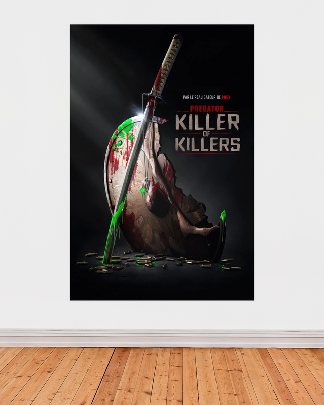 « Predator: Killer of Killers » – Affiche cinéma intense et sanglante