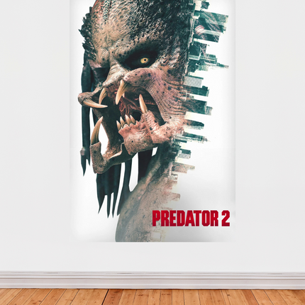 « Predator 2 » – Affiche cinéma science-fiction urbaine (1990)