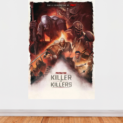 « Predator: Killer of Killers » – Affiche cinéma illustrée style épique