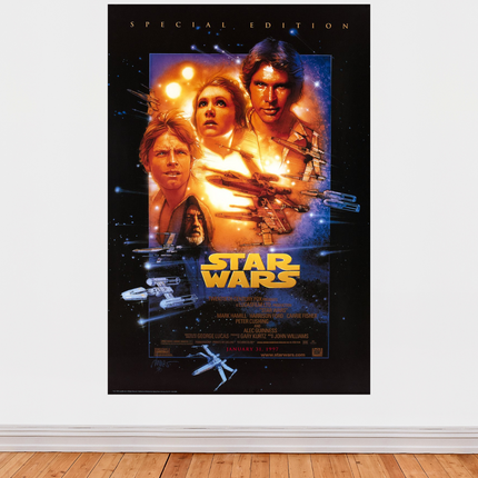 « Star Wars » – Affiche cinéma culte Special Edition (1977 / 1997)