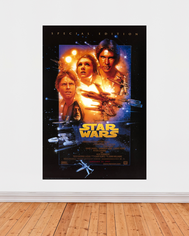 « Star Wars » – Affiche cinéma culte Special Edition (1977 / 1997)